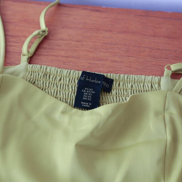 House of Harlow Satin Crop Top, Size XS - Picture 5 of 9